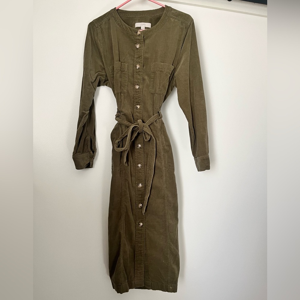 Corduroy utility maxi
